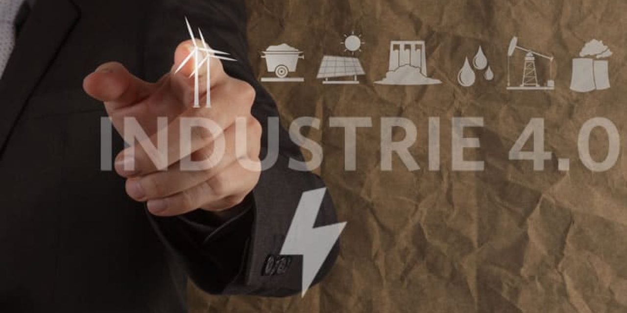 Energy efficiency Industry 4.0 concept