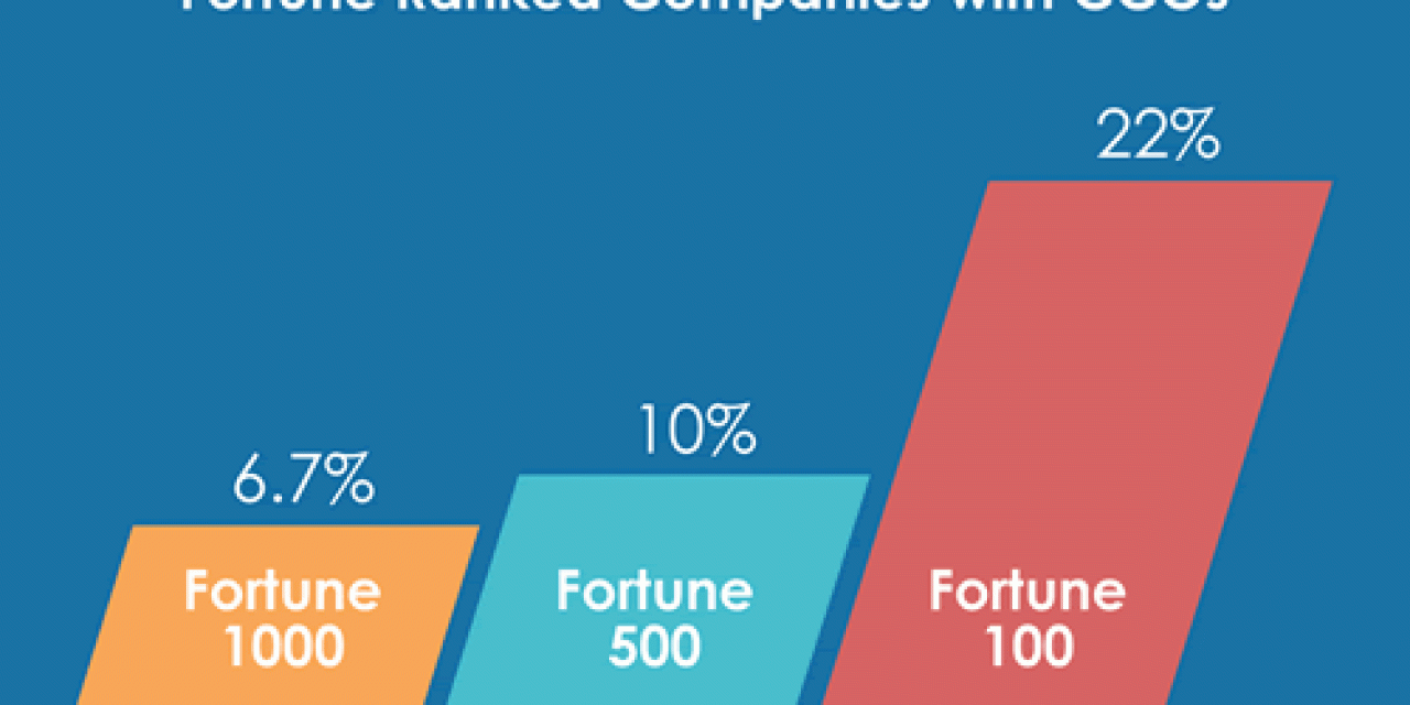 Fortune ranked companies with a Chief Customer Officer – source CCO Council