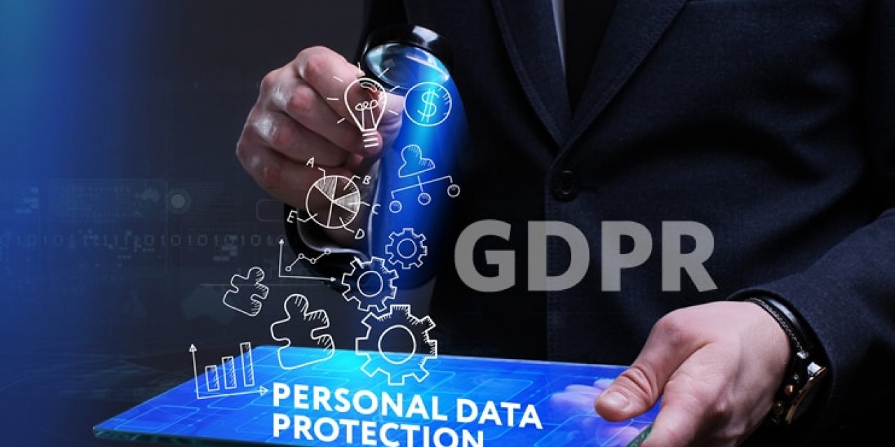 GDPR and personal data protection concept