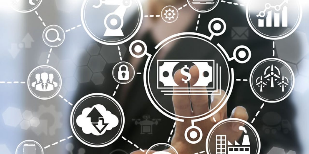 Industry 4.0 industrial transformation Internet of Things value money concept