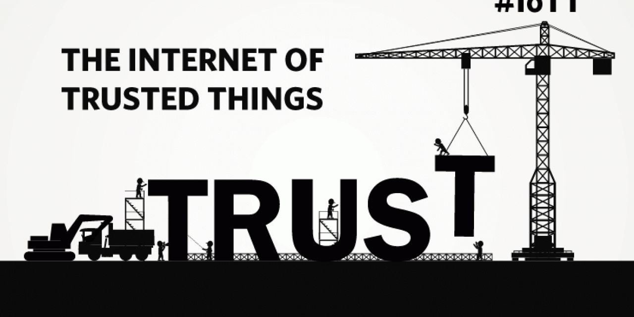 Internet of Trusted Things IoTT concept
