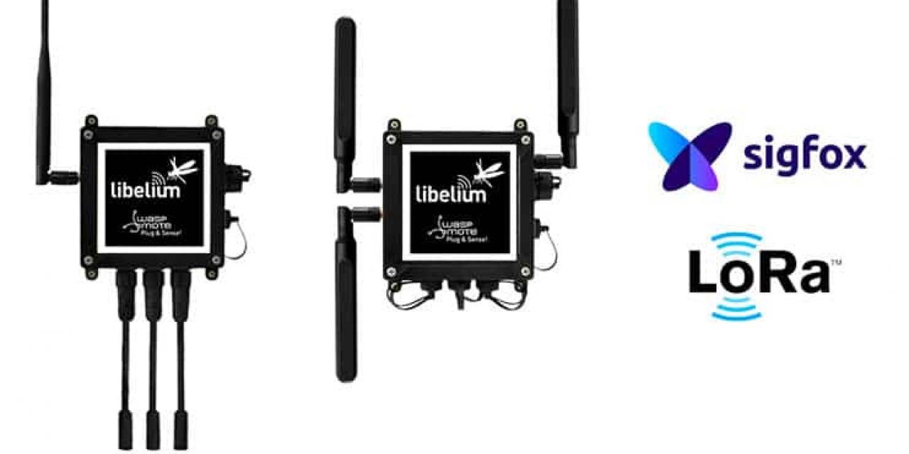 Libelium Waspmote- now also with Sigfox and LoRaWAN for North America