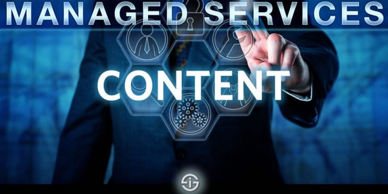 Managed content services concept