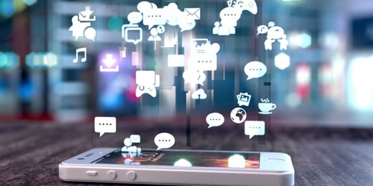 Paid social media concept