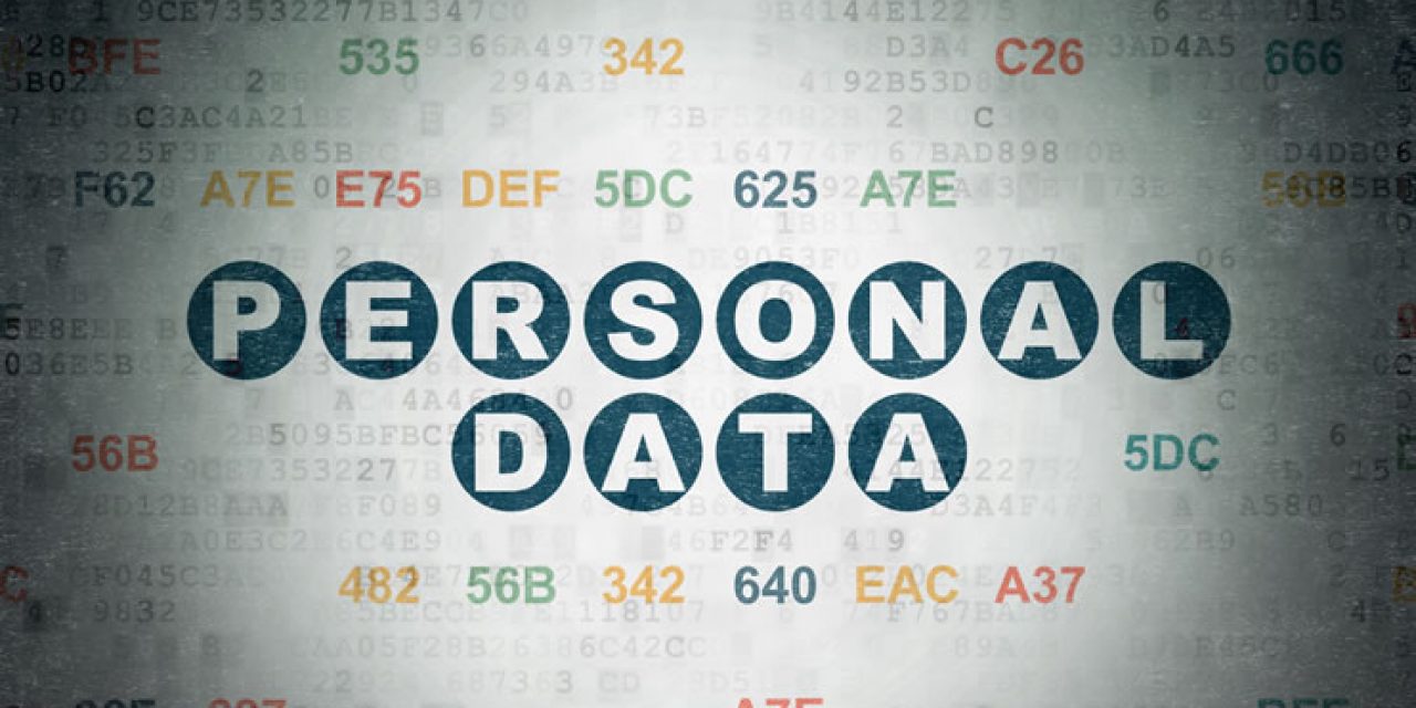 Personal data concept