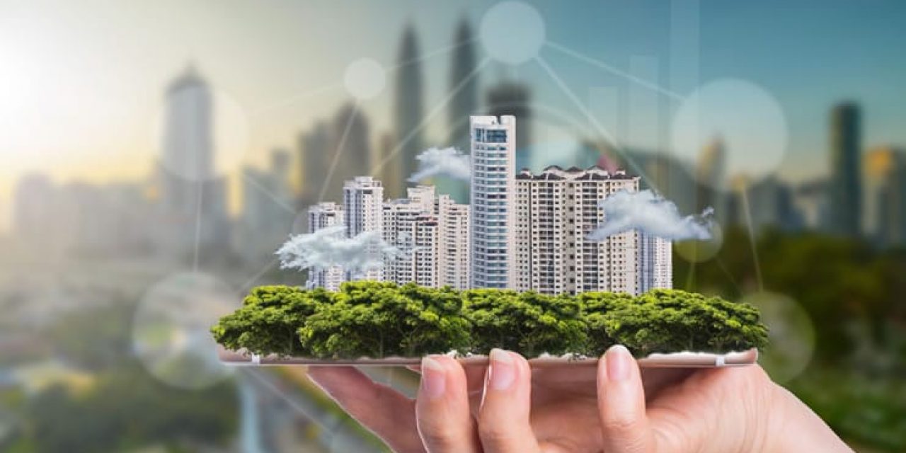 Smart cities future concept