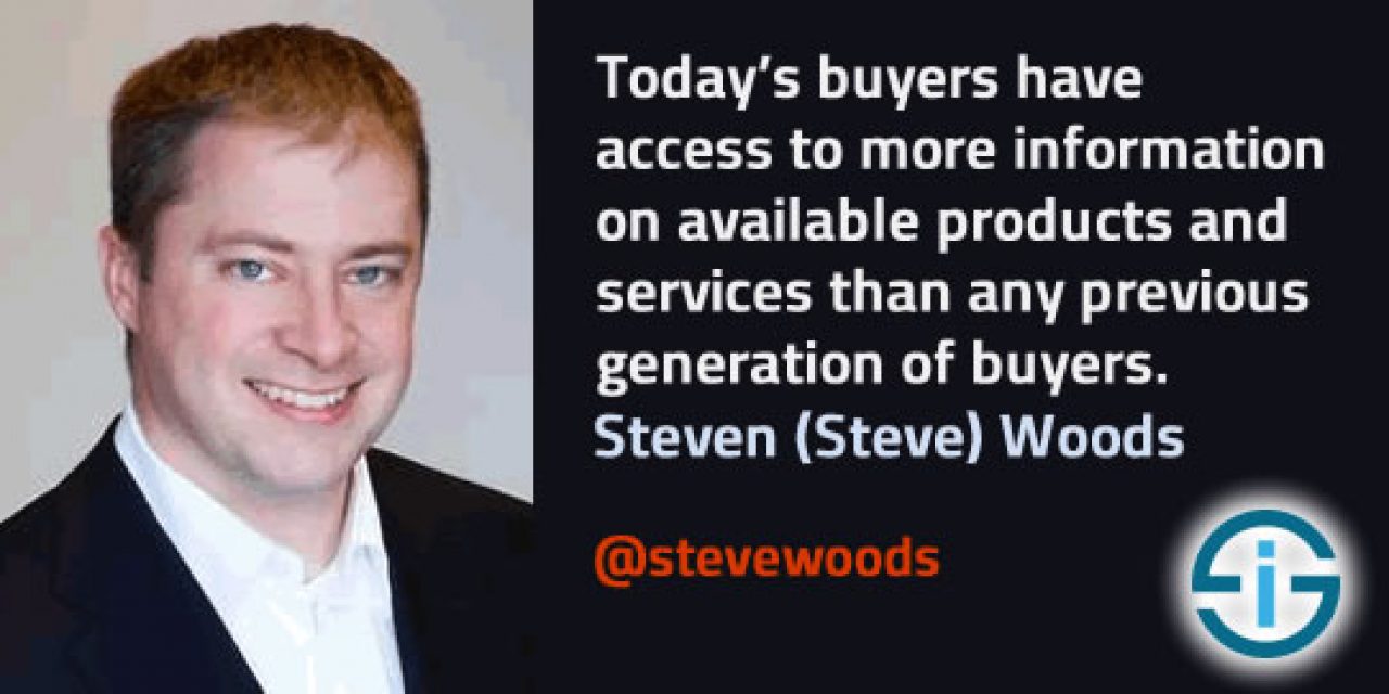 Steven Woods on buyers and information sources