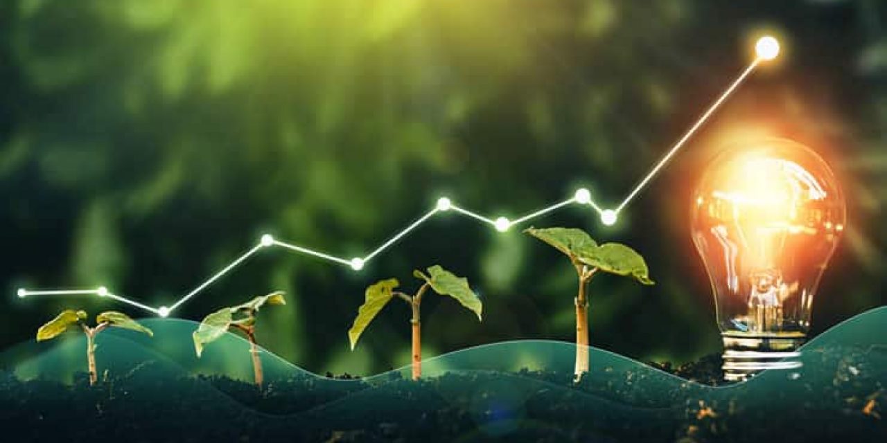 Sustainable industry concept