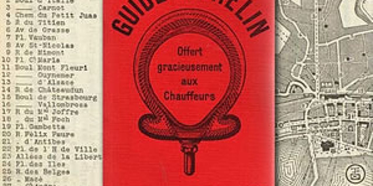 The Michelin Guide – an old one that is – source