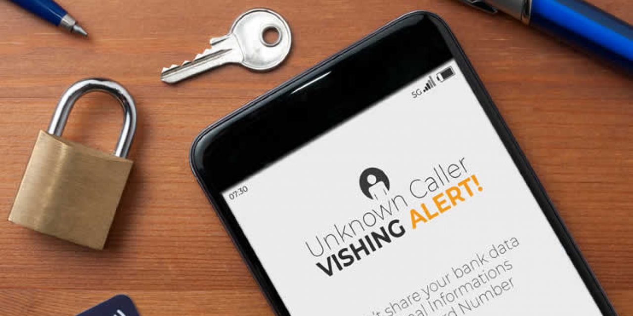 Vishing concept