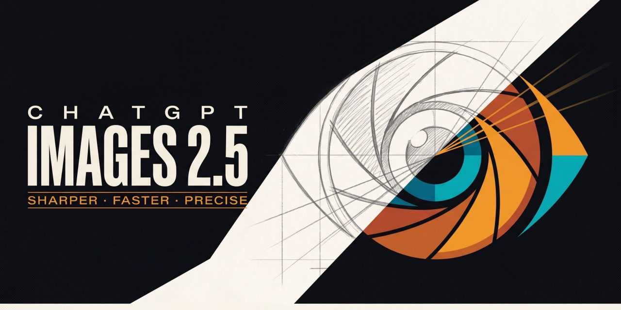 ChatGPT Images 2.5 is out with sharper details, up to 50% faster generation, precise editing tools, Sketch, templates and two new API models. Here is what matters.