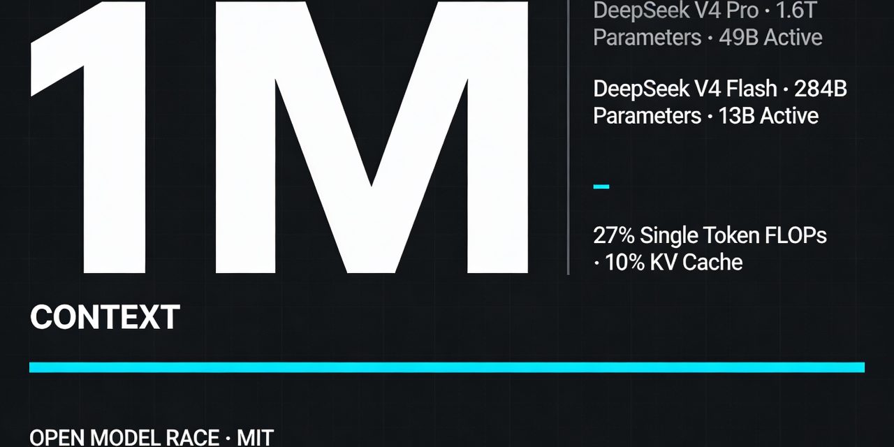 DeepSeek V4 arrives in Pro and Flash variants with a 1M token context window, lower inference costs, and a stronger push into coding and agentic workflows. Here is what matters in the release.