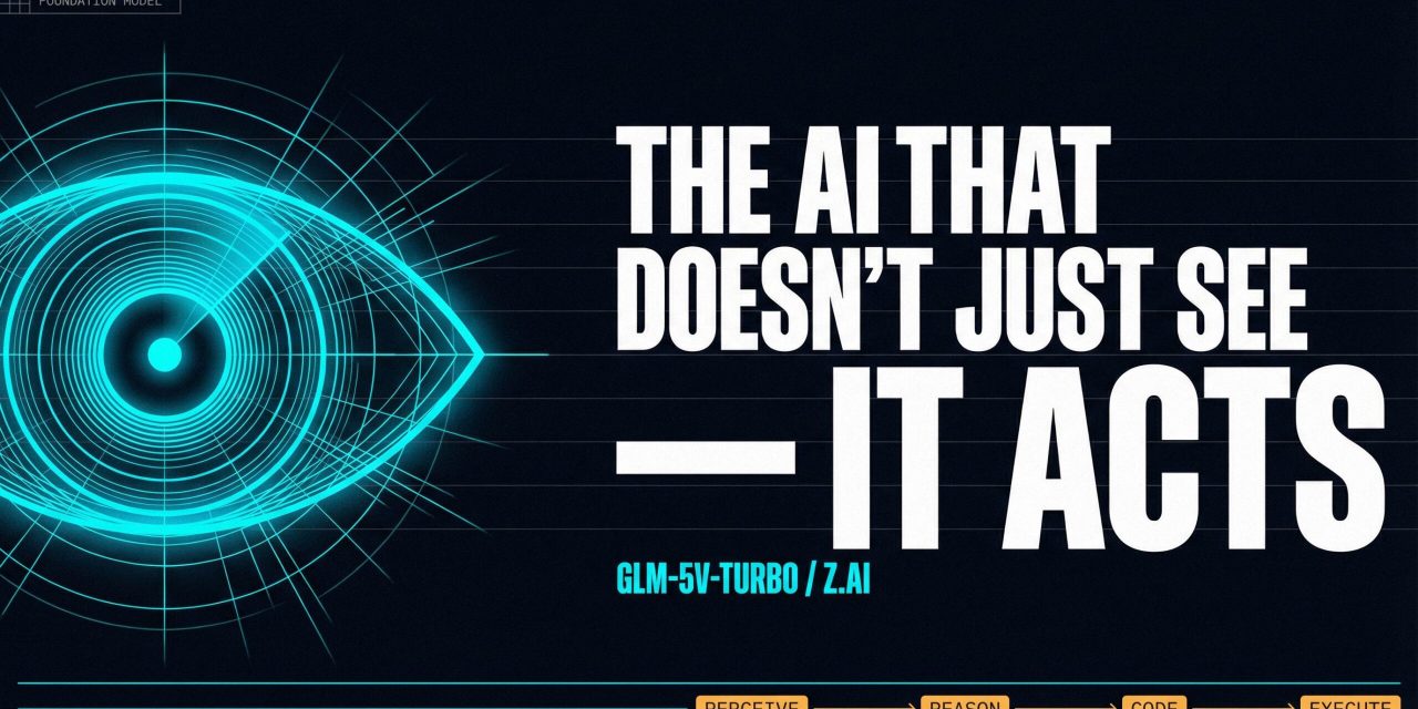 GLM-5V-Turbo is Z.ai's first native multimodal agent foundation model, built for vision-based coding and agentic task execution. Here's what makes it different.