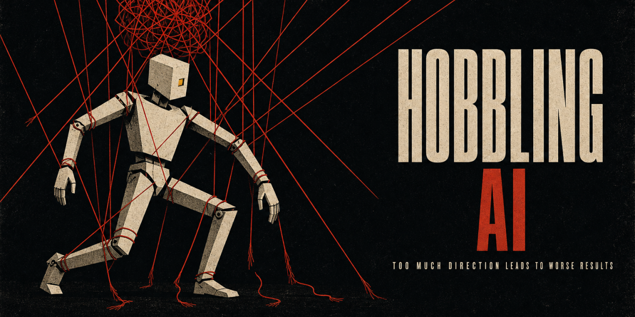 Hobbling AI happens when excessive instructions and rigid constraints limit model performance. Learn why overprompting produces weaker results and how to provide clearer direction.