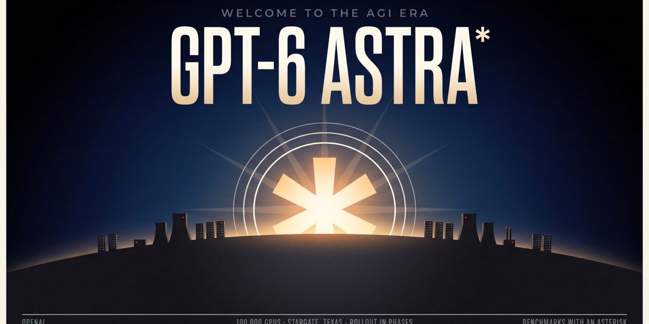 OpenAI lanceert GPT-6 Astra en verkondigt het AGI-tijdperk. Lees wat het nieuwe model kan, wat het kost en waarom de benchmarkscores een asterisk verdienen.