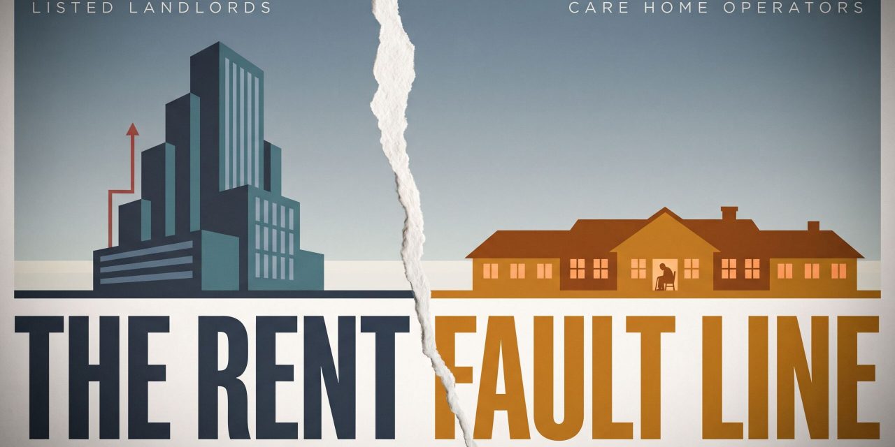 Listed healthcare real estate groups are consolidating while care home operators stay fragmented. Here is how rent, regulation and staffing shape the tension in Europe.
